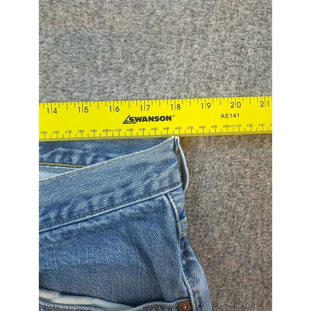 Levis 550 Relaxed Fit Mens Light Wash Blue Denim Jeans W36 L29 Vintage Style